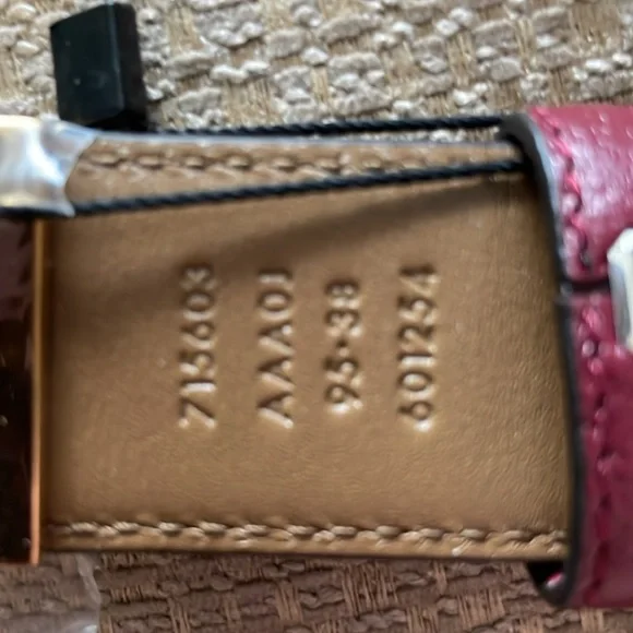 New authentic Gucci reversible belt